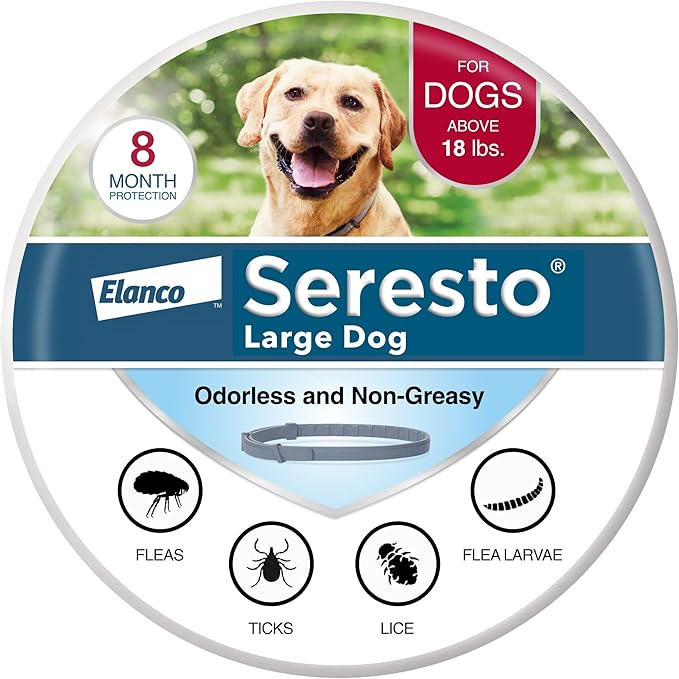 0O-1.jpg Seresto Flea & Tick Prevention Collar for Large Dogs | 8-Month Protection | Vet-Recommended