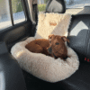 Protecting Dog Car Bed 2.0 | Washable Travel Car Seat Bed for Dogs
