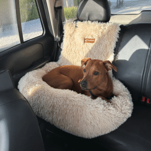 Protecting Dog Car Bed 2.0 | Washable Travel Car Seat Bed for Dogs