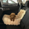 Luxury Dog Car Bed | Washable Travel Car Seat Bed for Dogs