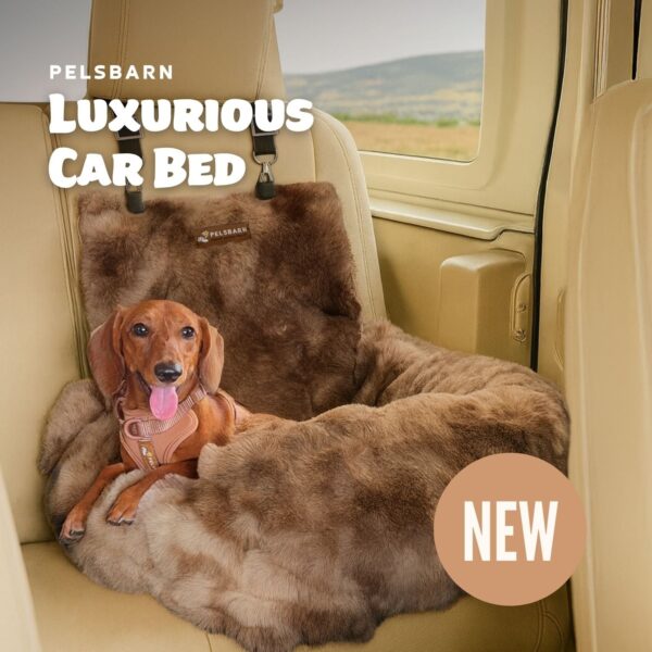 Luxury Dog Car Bed | Washable Travel Car Seat Bed for Dogs