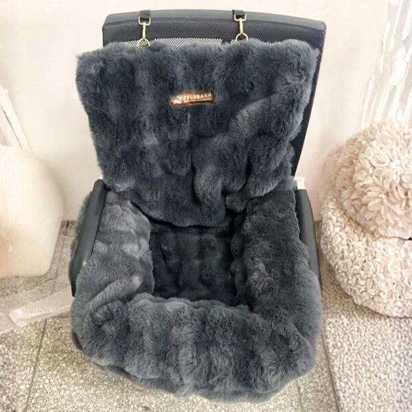 Luxury Dog Car Bed | Washable Travel Car Seat Bed for Dogs