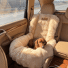 Luxury Dog Car Bed | Washable Travel Car Seat Bed for Dogs