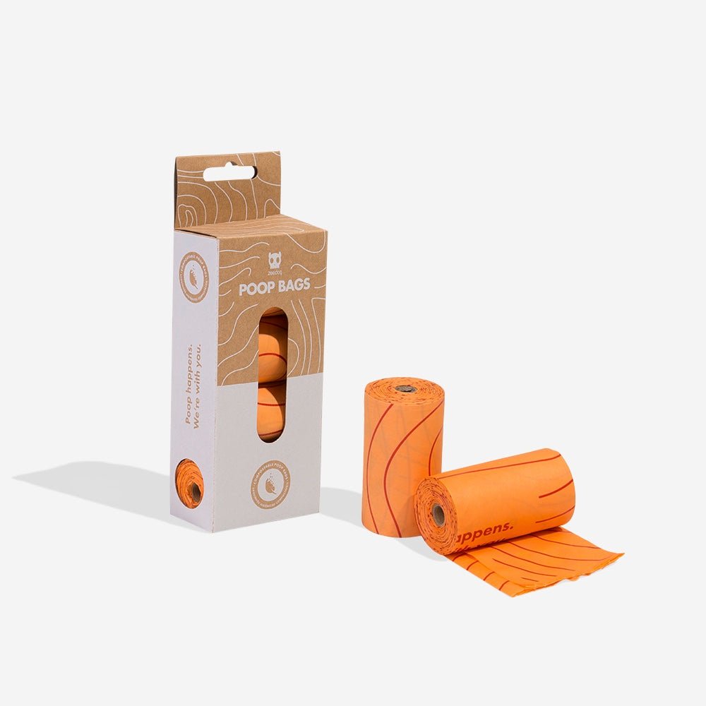 zeedog-poop-bag-refill-glow-in-the-dark_main-1.jpg Orange | Compostable Poop Bags | 60 Poop Bags