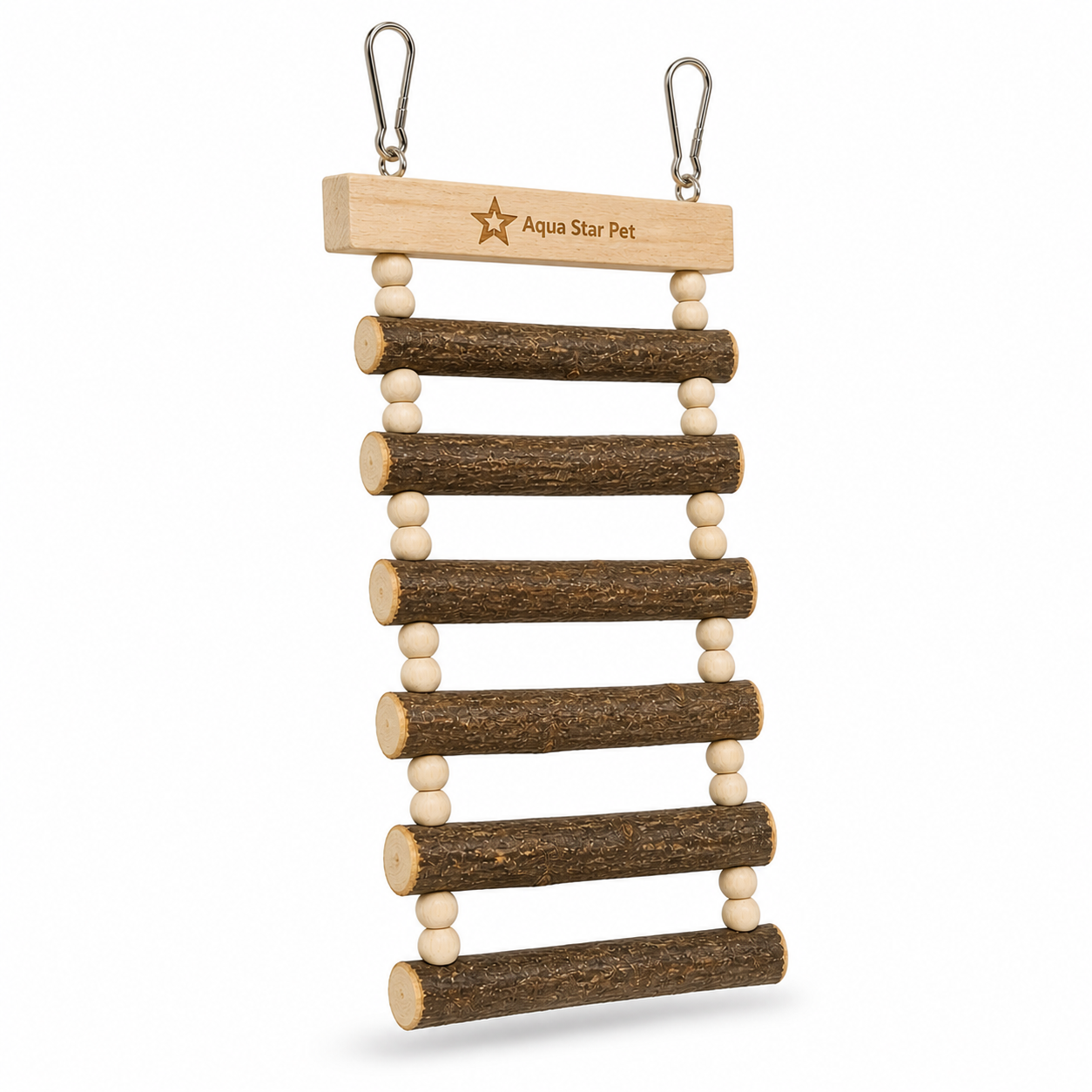 ChatGPT-Image-May-3-2026-10_33_46-PM.png Aqua Star Pet Wooden Bird Ladder Toy Hanging Climbing Ladder for Parrots Budgies Cockatiels Cage Accessory